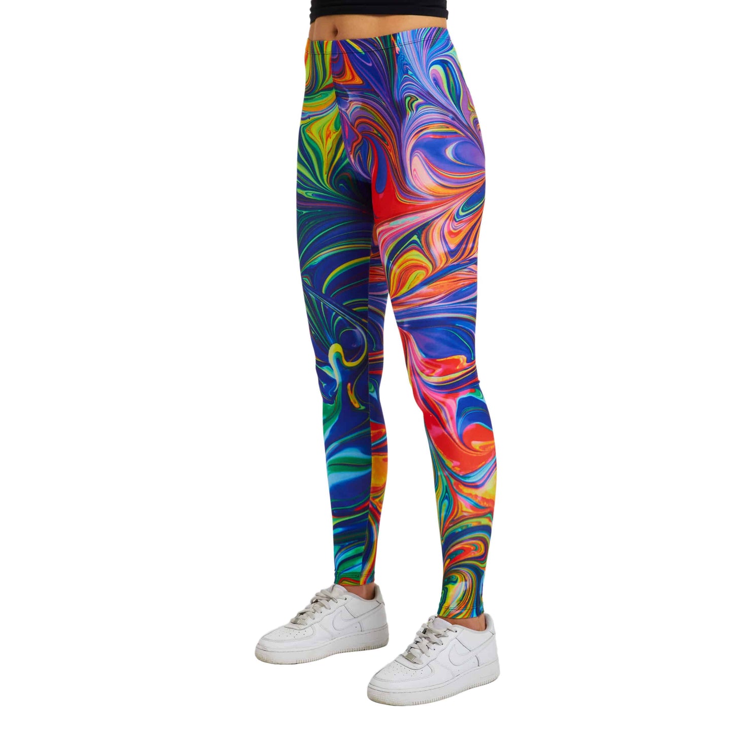 Aquarellekkerbezighoor legging voorkant