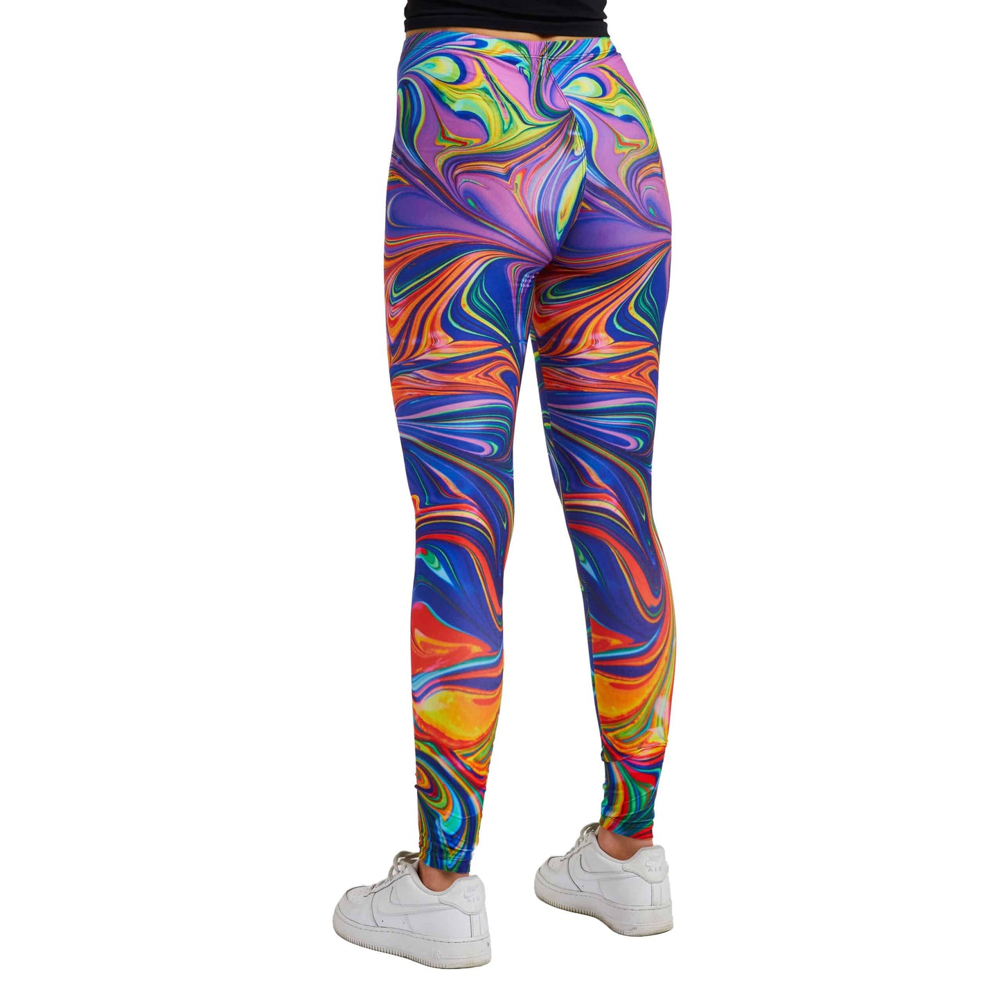 Aquarellekkerbezighoor legging achterkant