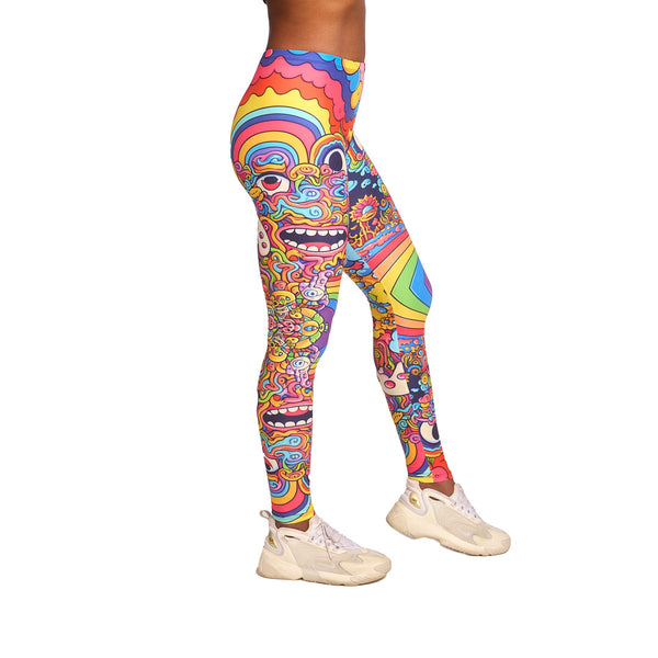 Stotterende Spaghettimonster Legging – pasta la vista, saaie broek! 🍝