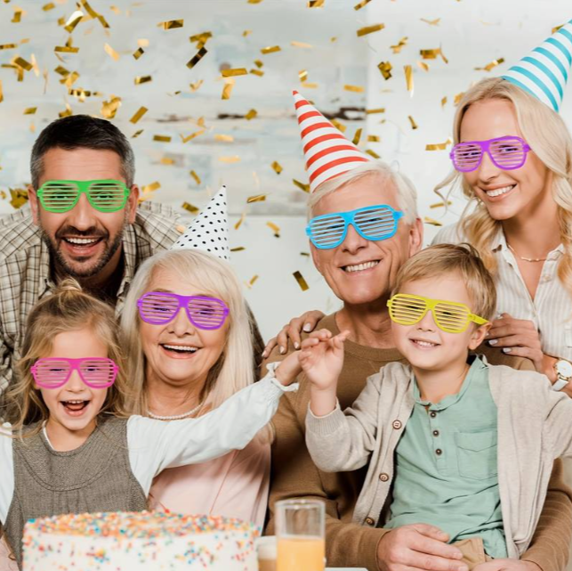 Festival zonnebril zonder glazen (Meerdere Kleuren)