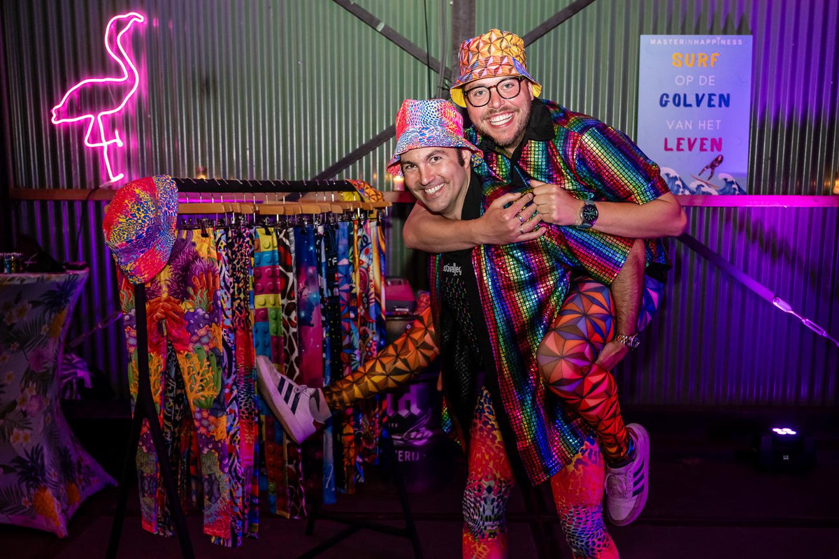 Rico en Sebastiaan van Festivalleggings
