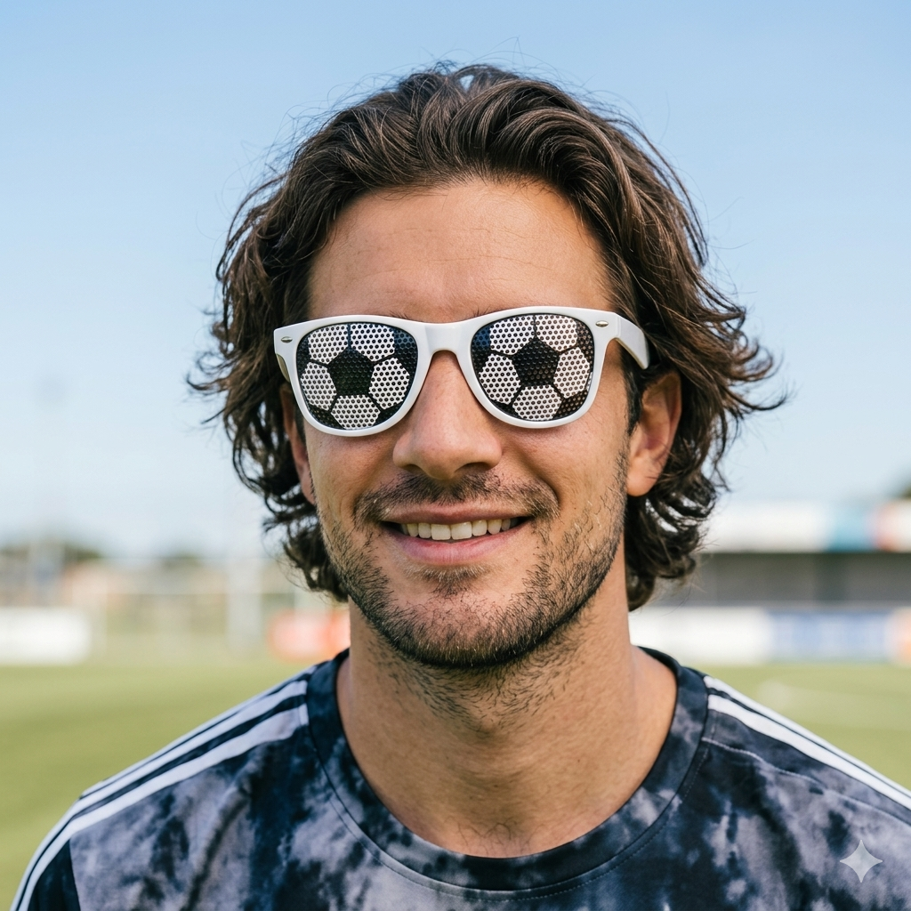 Gegarandeerd scoren met deze soccer zonnebril sunglasses