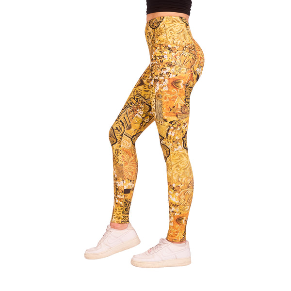 Goudenglittergekte Legging