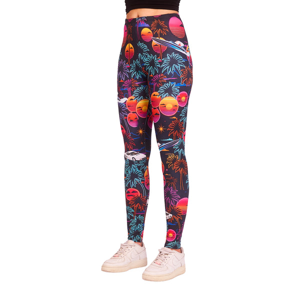 Miami Vice Palm Paradise Legging