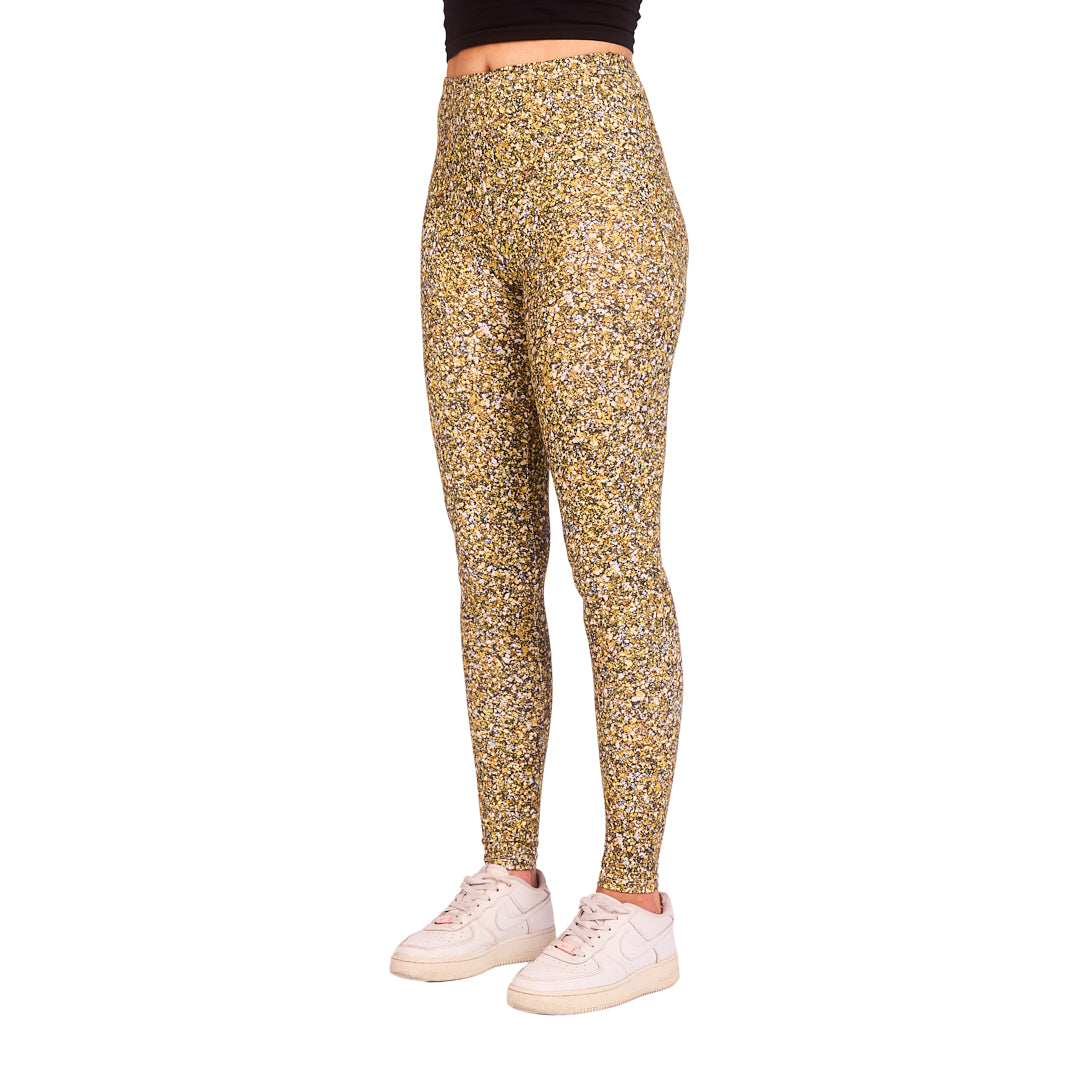 Vooraanzicht van de Gold Rush Disco Dust gouden festivallegging