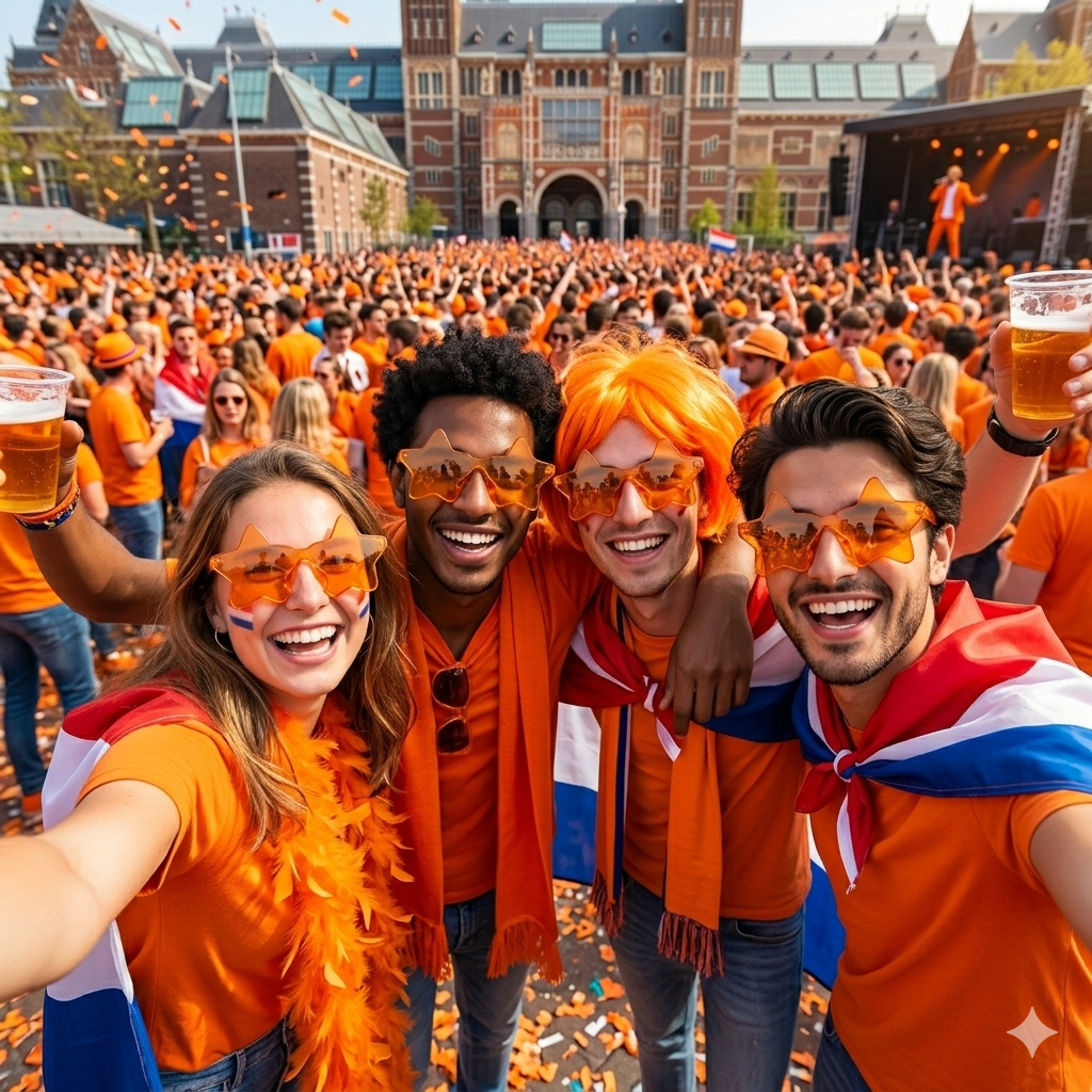 Koningsdag oranje zonnebril omdat je het wilt!